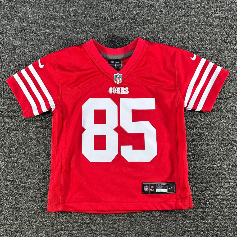 Nike San Francisco 49ers Jersey Youth Small Red Excellent George Kittle 85